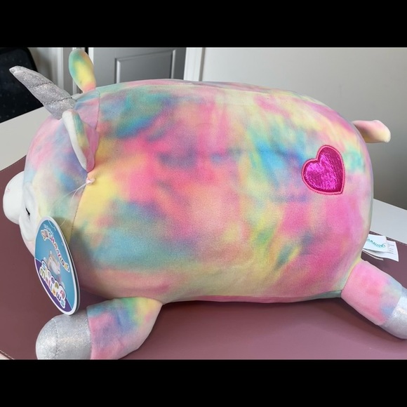 17” llama unicorn sleepamallows squishmallows heart kellytoy squishmallow - Picture 2 of 3